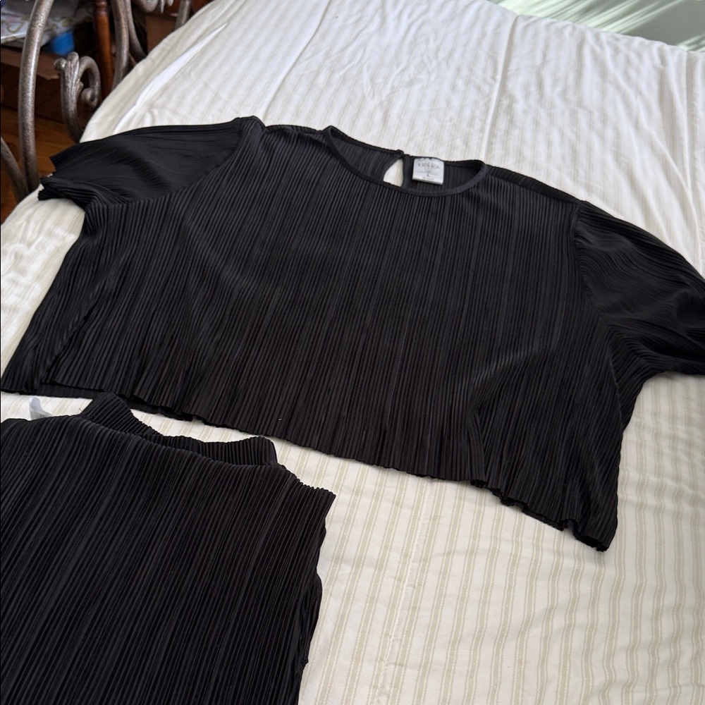 Serra Black Wide-Leg Jumpsuit - Picture 6 of 7